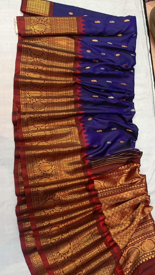 Kanchi boarder Gadwal handloom sarees