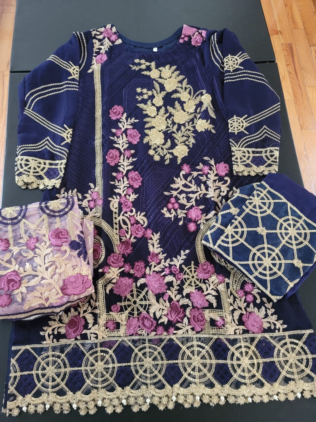 Pakistani Stitched Embroidery Party Wear Dresses Ready To Ship