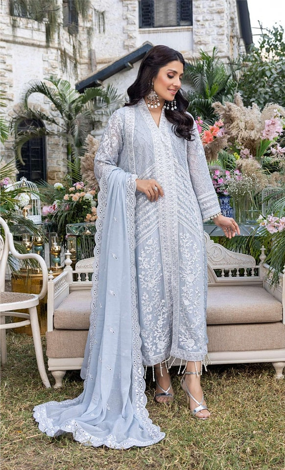 Azure luxury chiffon collection Collection 100% Original