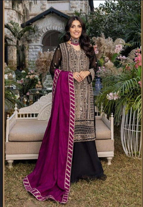 Azure luxury chiffon collection Collection 100% Original