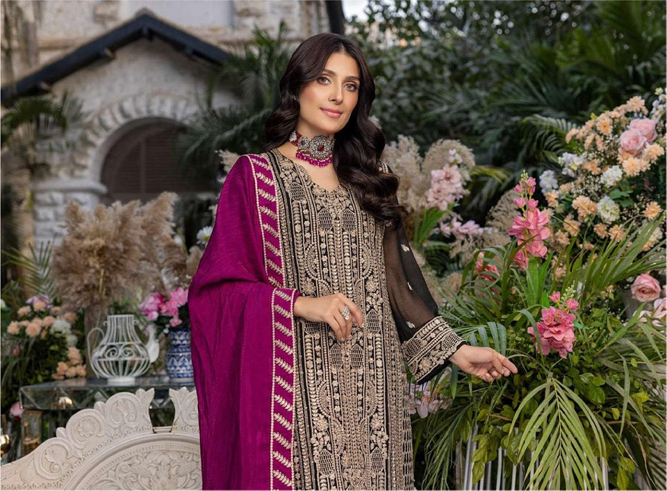 Azure luxury chiffon collection Collection 100% Original