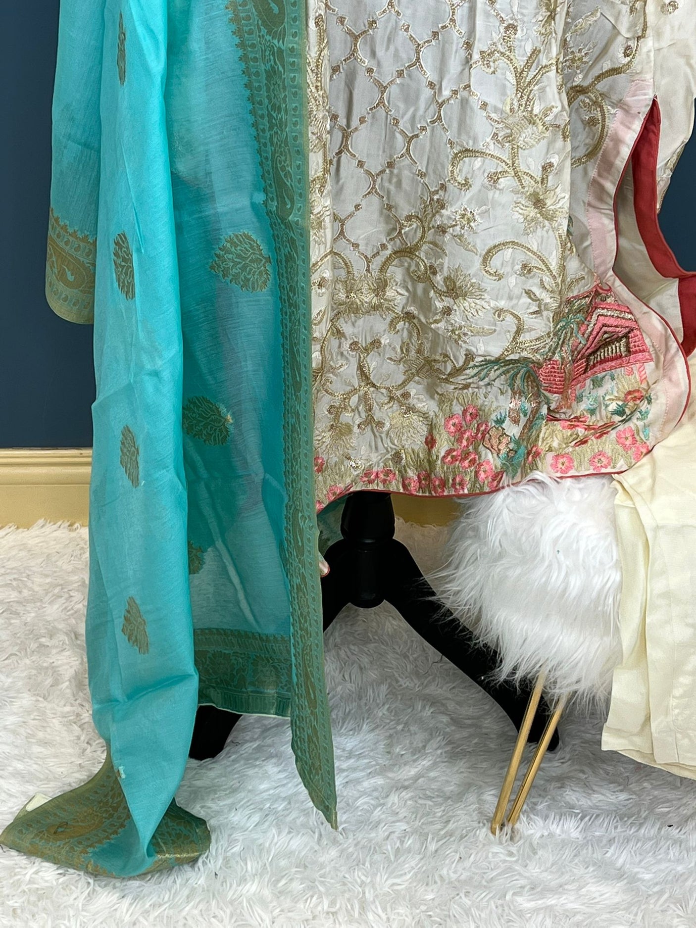 Pakistani Stitched Embroidery Party Wear Dresses Ready To Ship