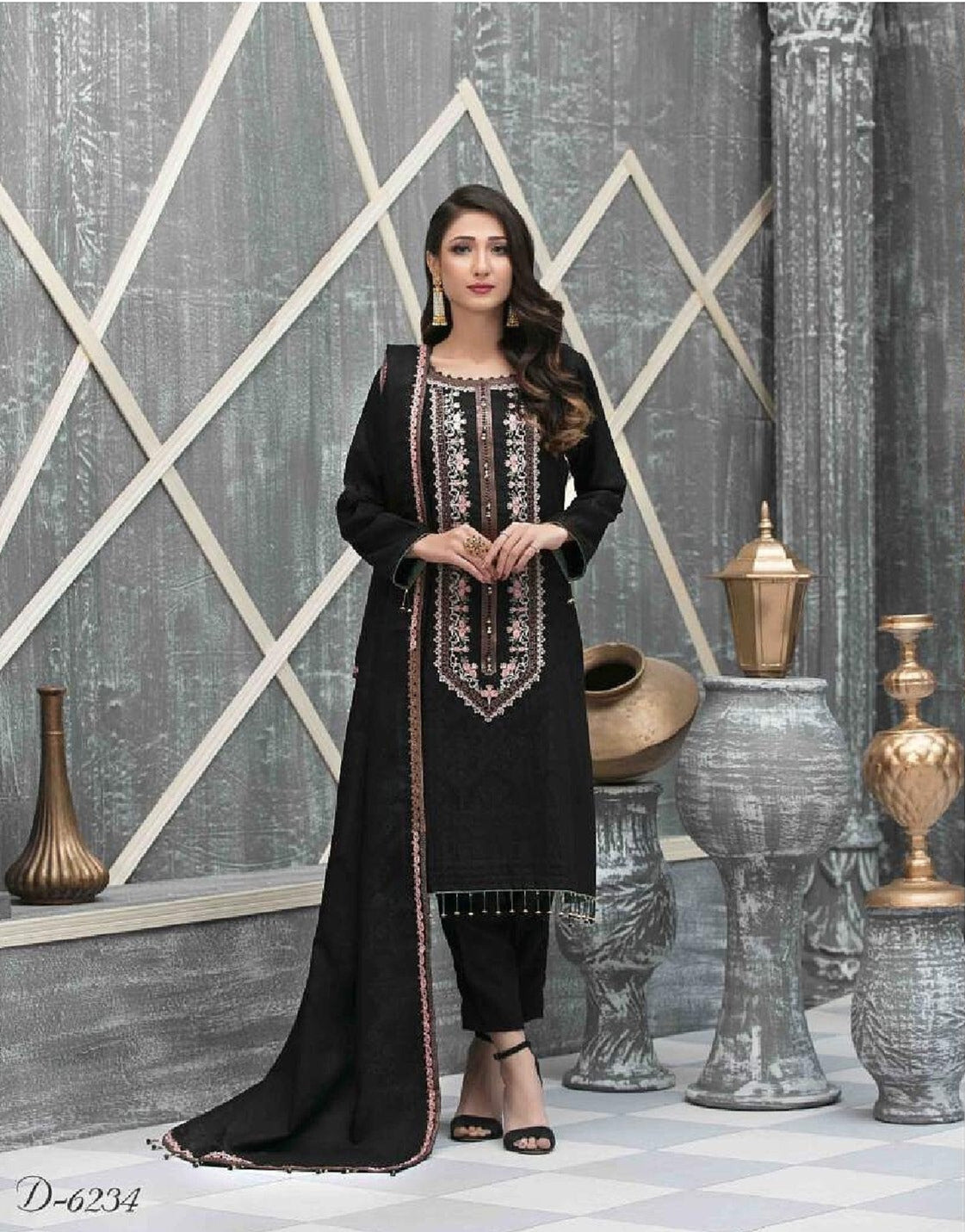 NAAZNIN By Tawakkal Embroidered Lawn Collection -100% Original Guaranteed