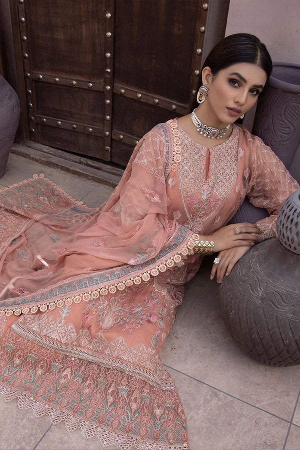 Johra Gold Luxury Chiffon Collection 100% Original