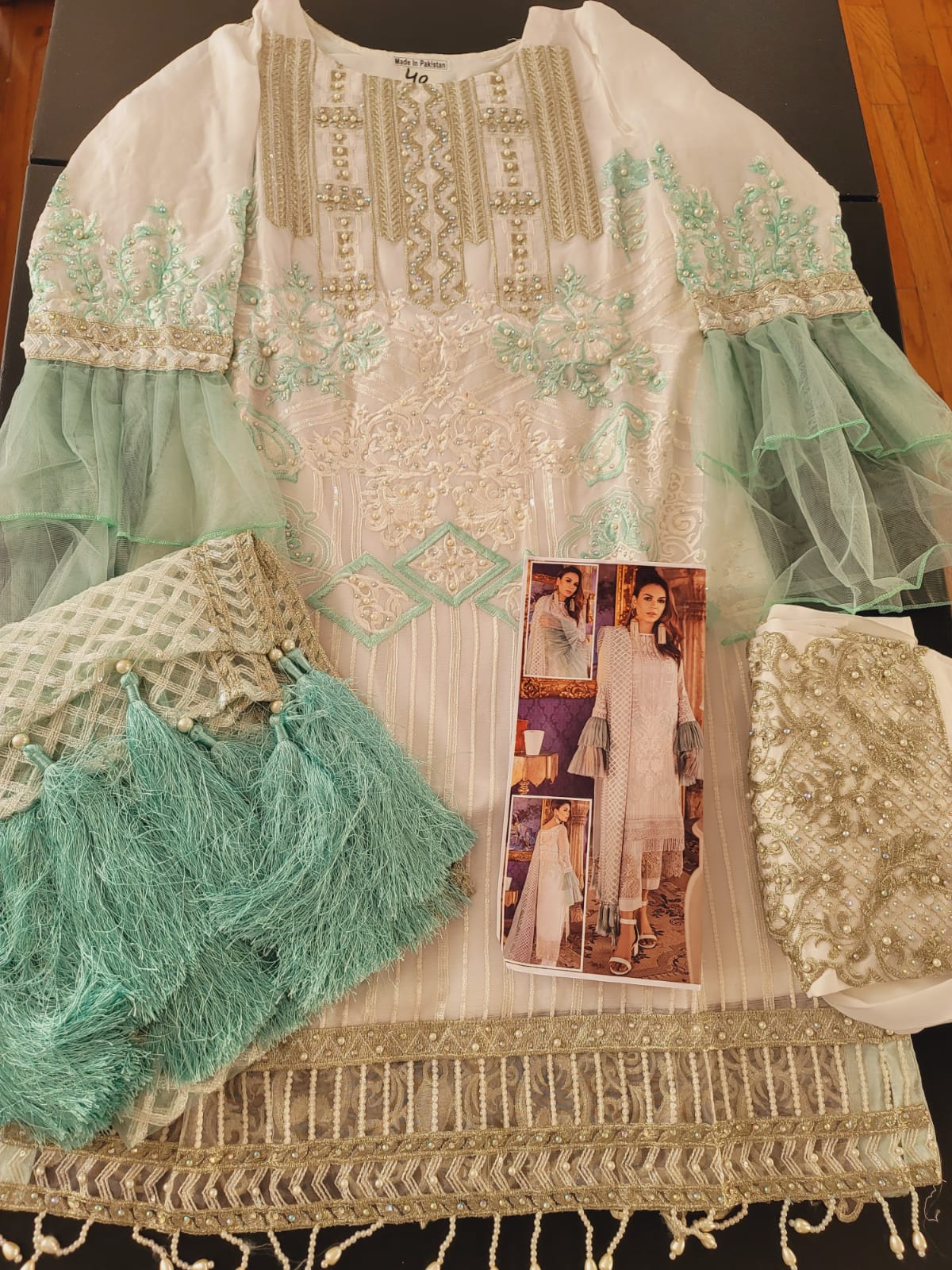 Pakistani Stitched Embroidery Party Wear Dresses Ready To Ship