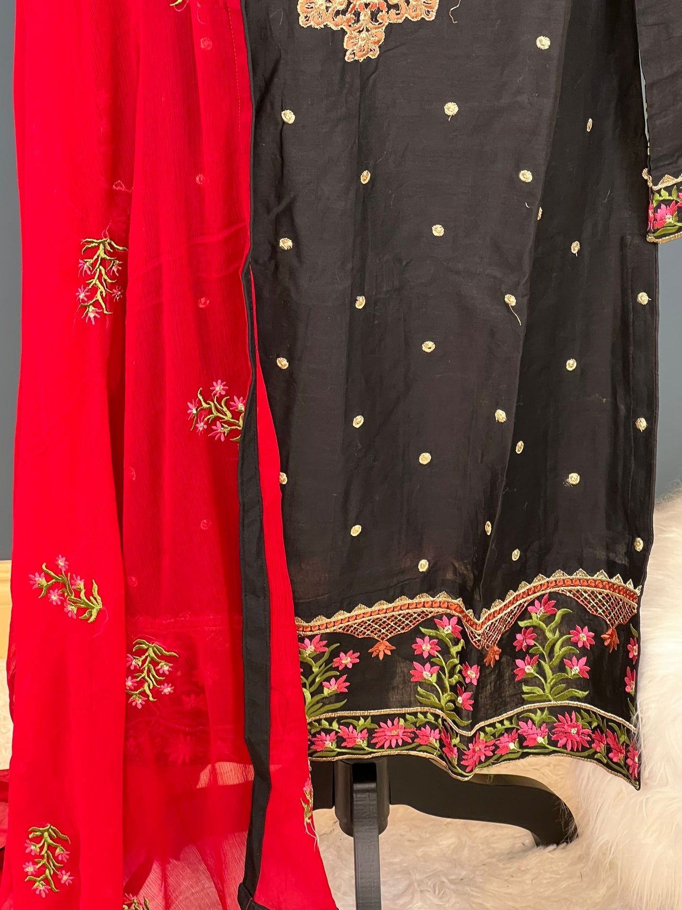 Pakistani Stitched Embroidery luxury lawn Dresses Ready To Ship