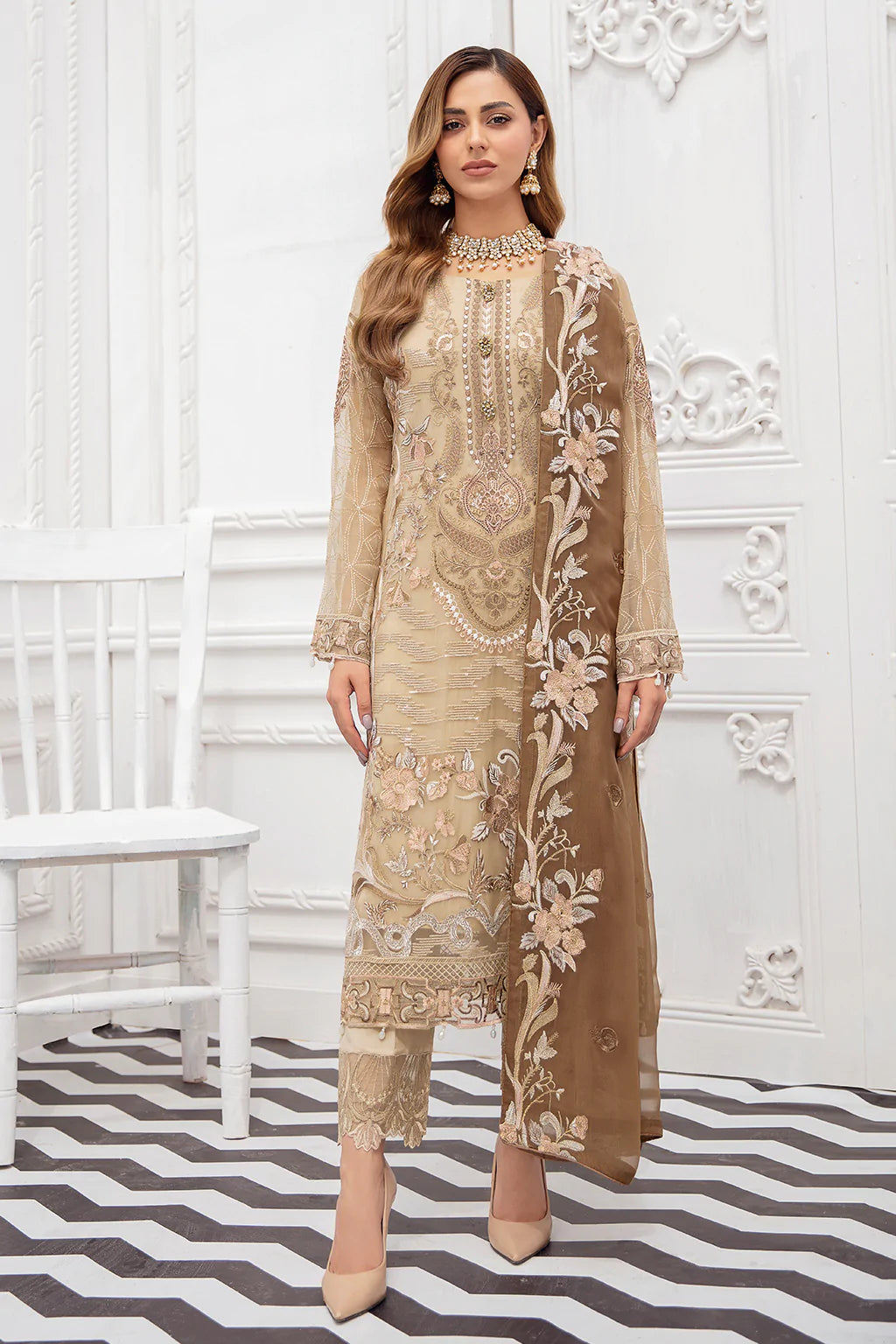 Rangoon By Ramsha Luxury Chiffon Embroidered Collection