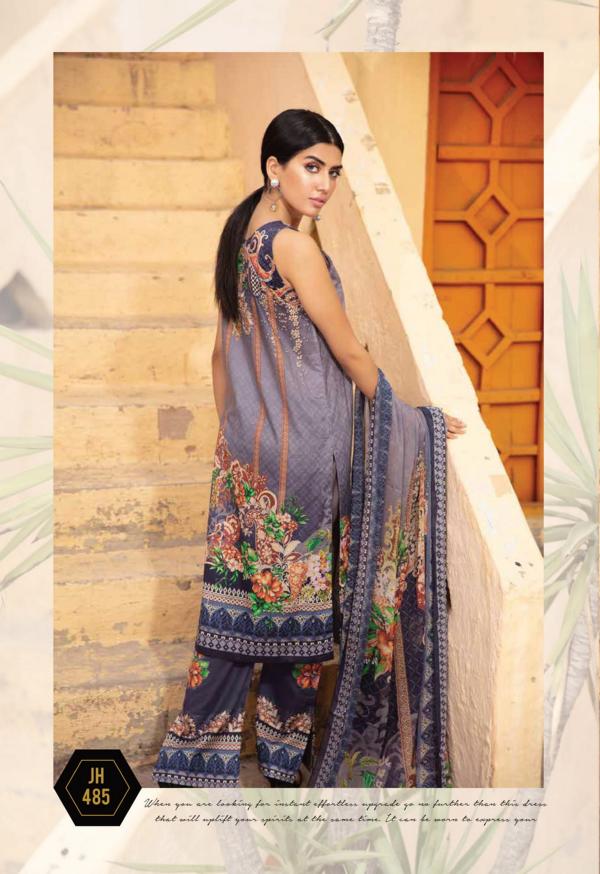 Johra Mahsa Embroidered Digital Printed Lawn-100% Original Guaranteed