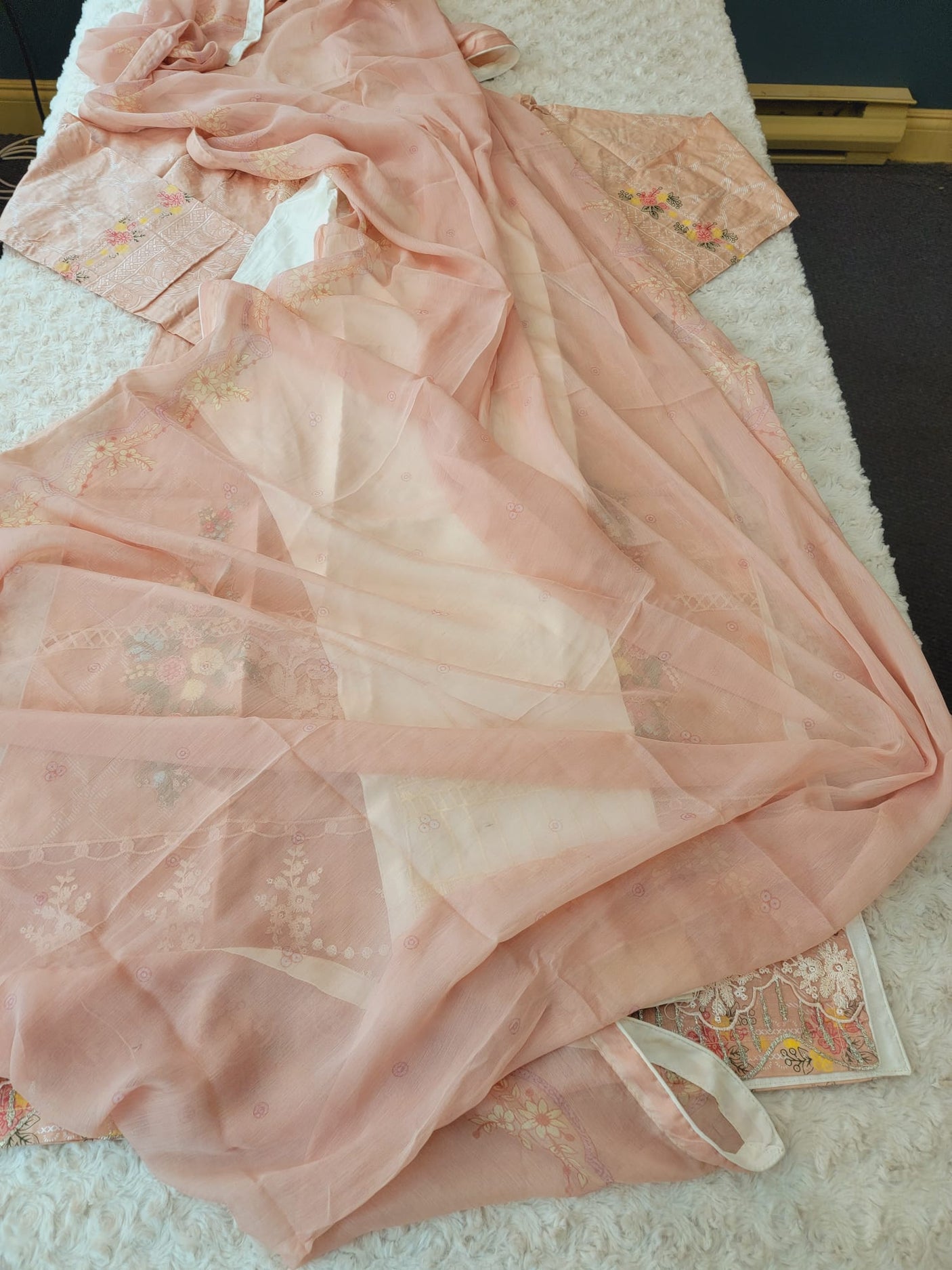 Pakistani Stitched Embroidery luxury lawn Dresses Ready To Ship