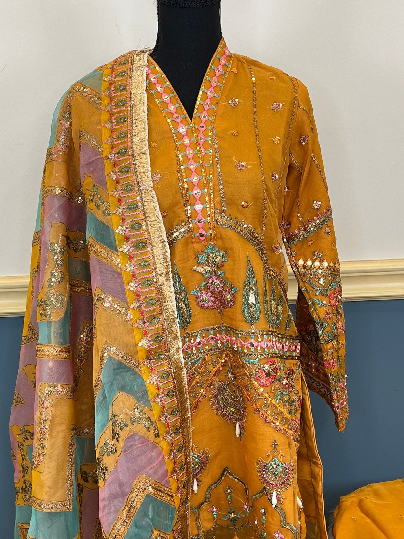 Pakistani Embroidered Party wear Ready To Ship
