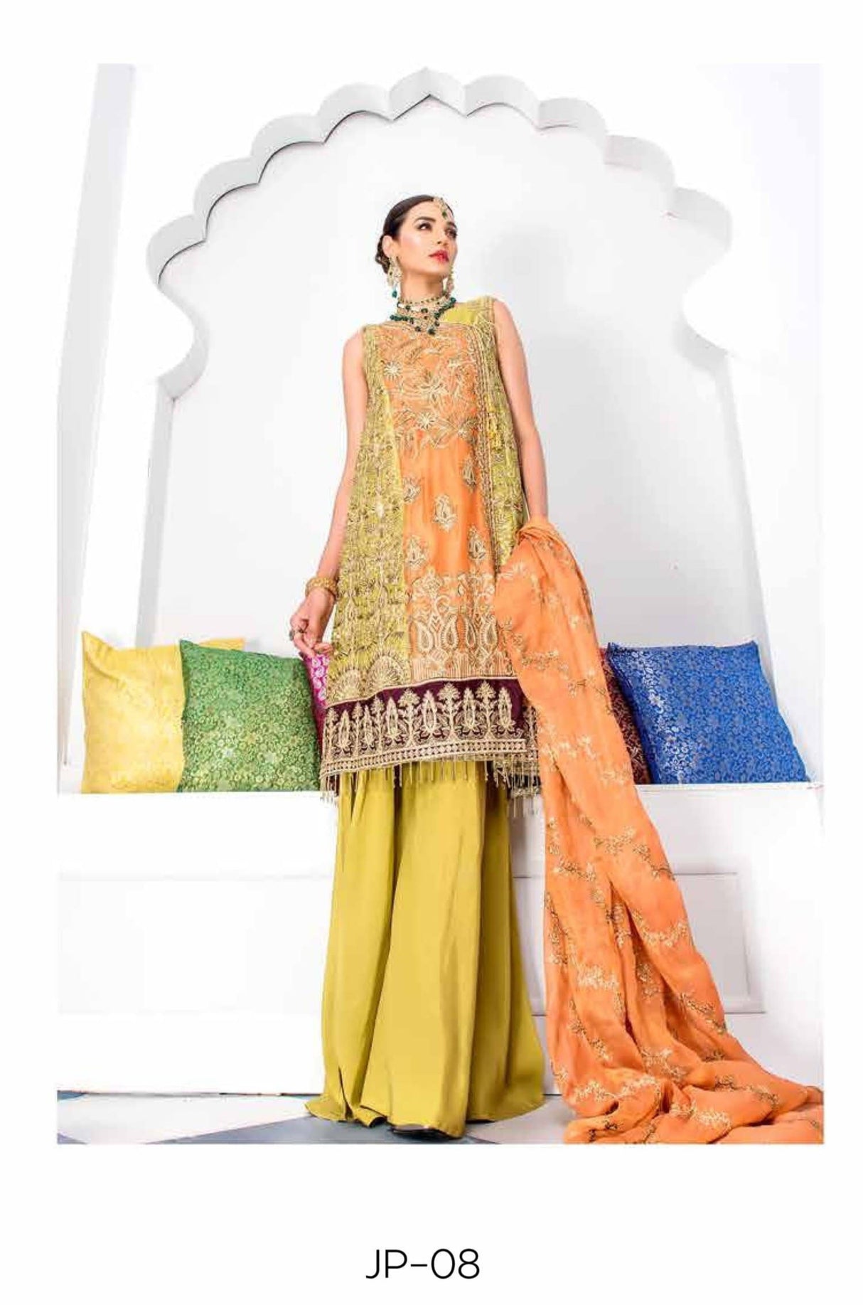 Jannan Final Premium Chiffon Embroidered Collection -100% Original Guaranteed