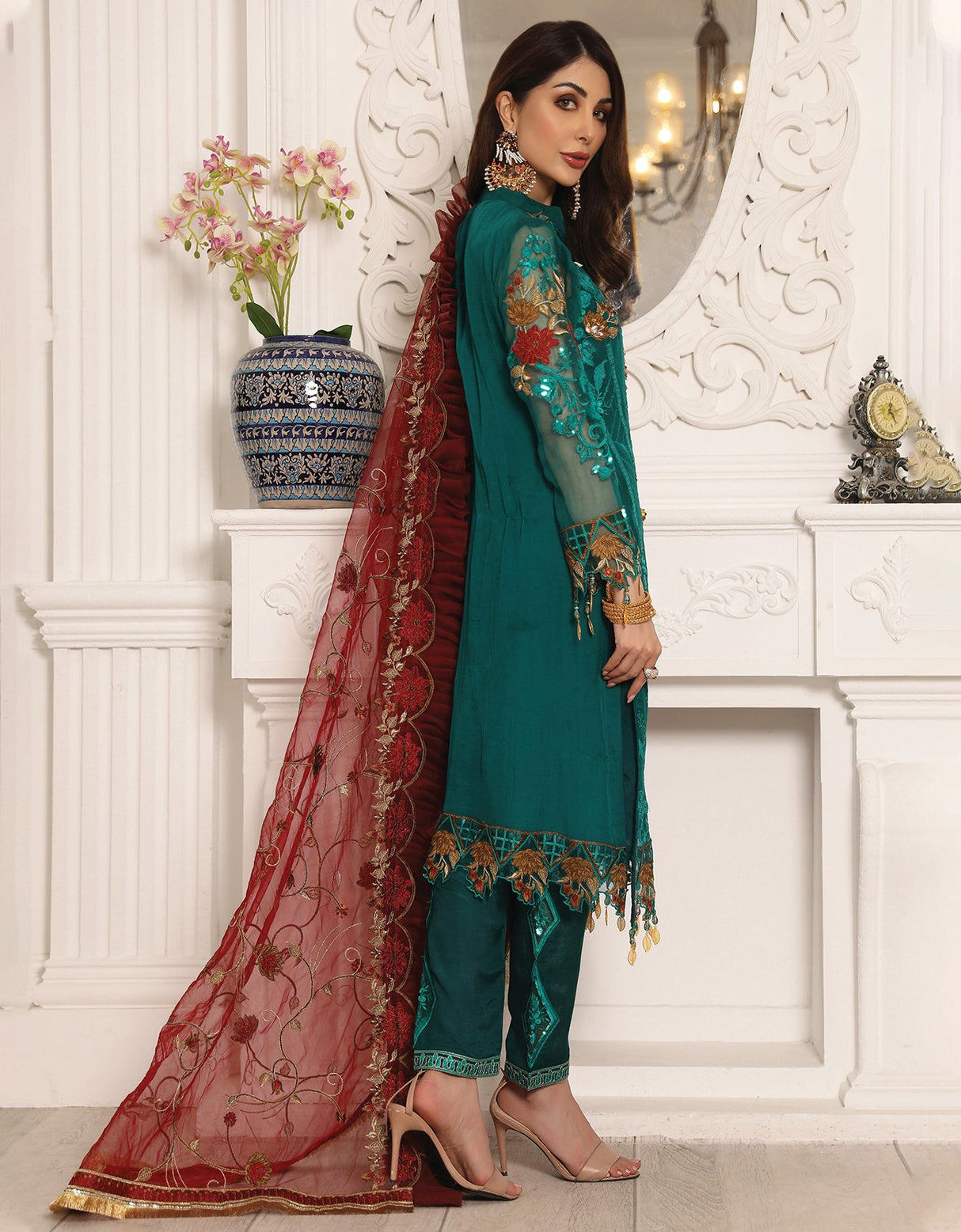 Emaan Adeel Luxury Chiffon Collection-100% Original Guaranteed