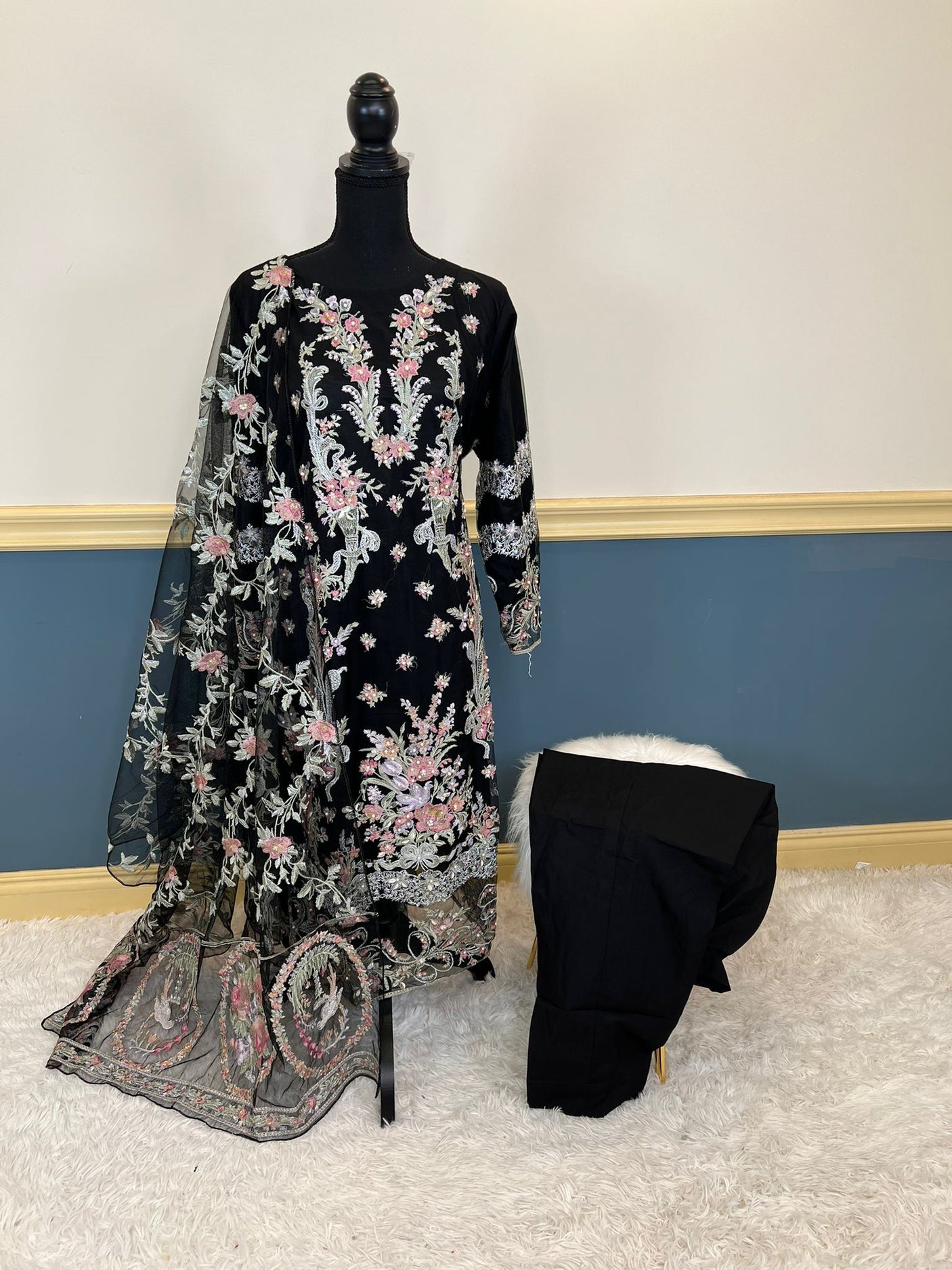 Pakistani Embroidered Party wear Ready To Ship
