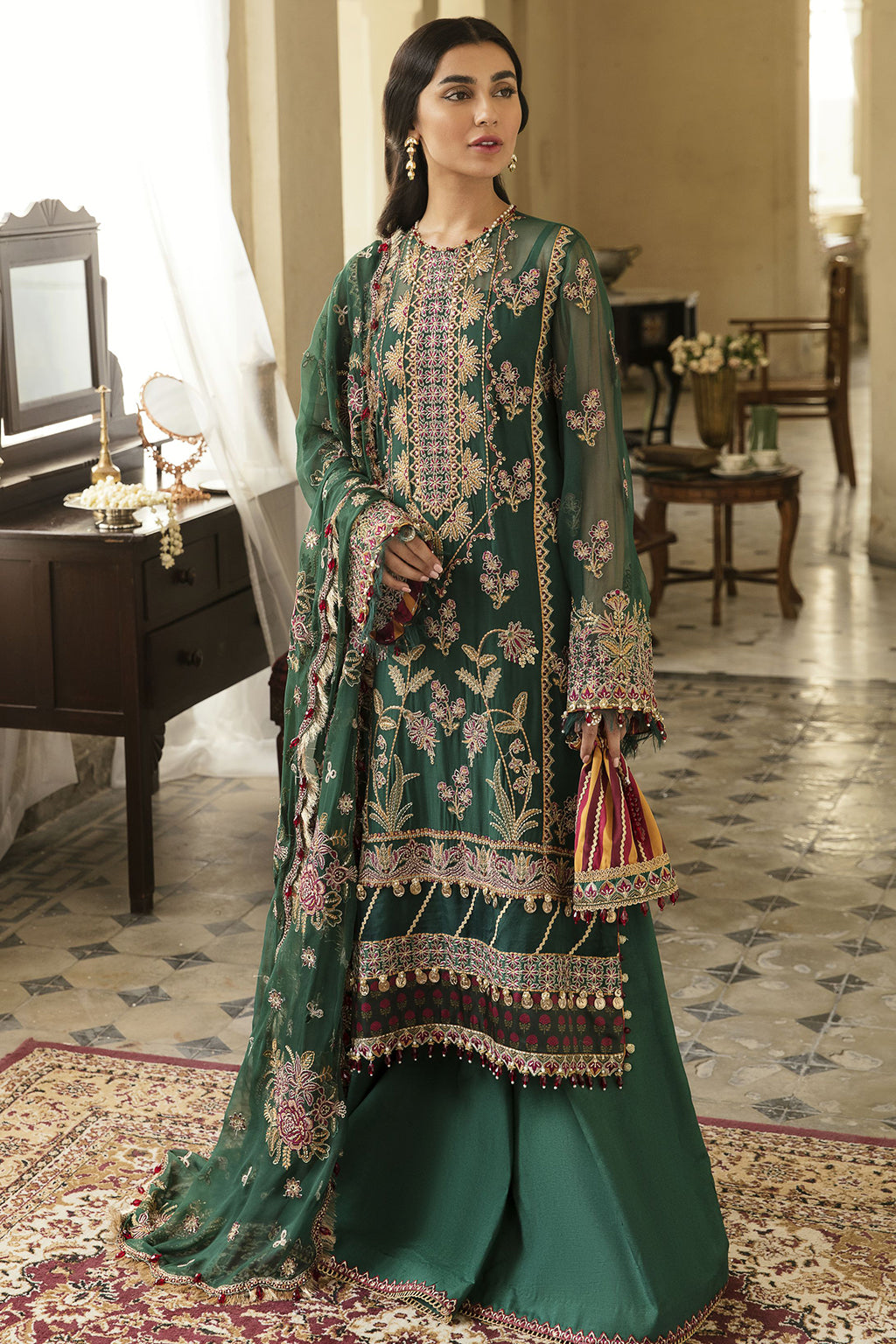 Dhoop Kinara By Afrozeh Embroidered Chiffon Collection