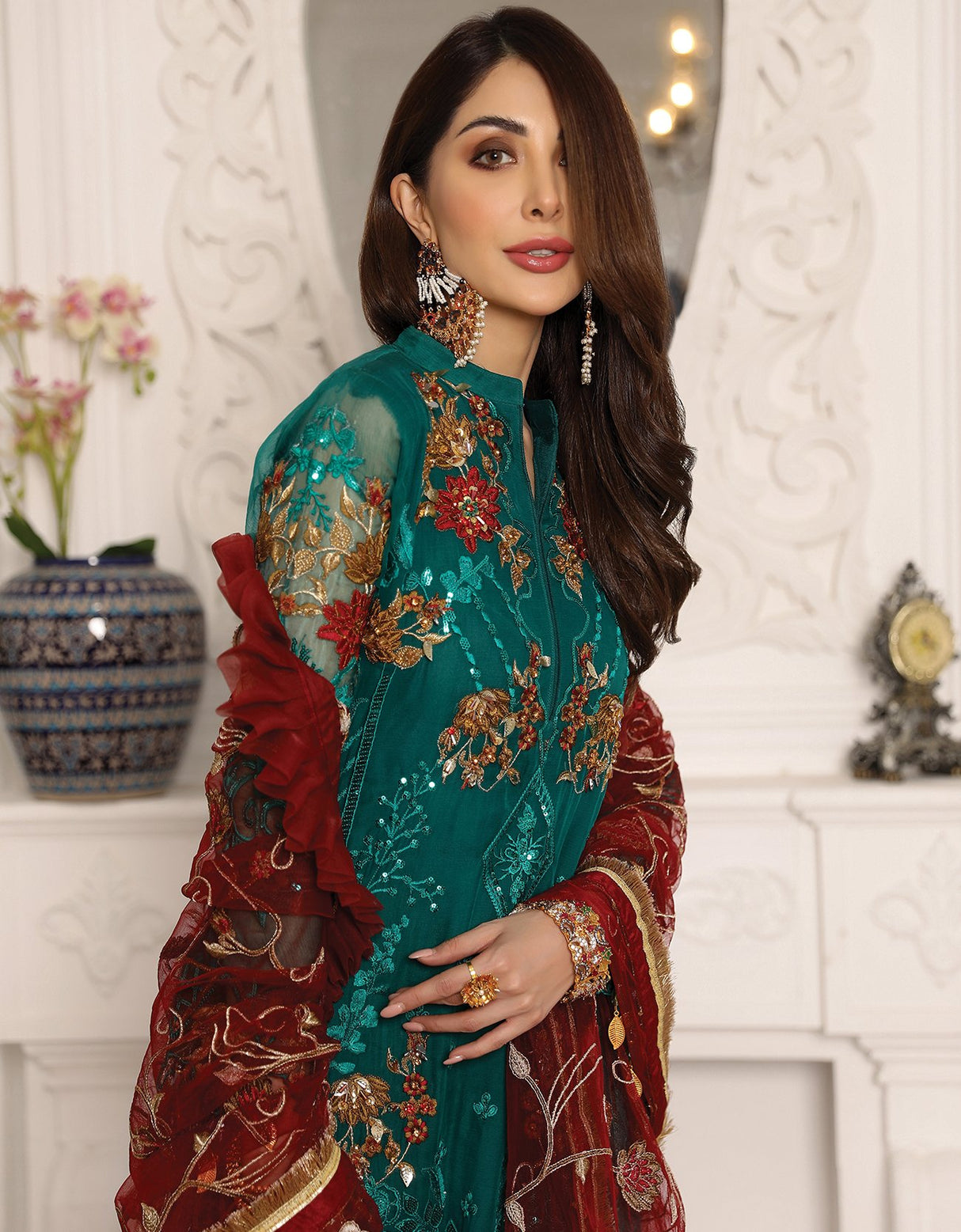 Emaan Adeel Luxury Chiffon Collection-100% Original Guaranteed