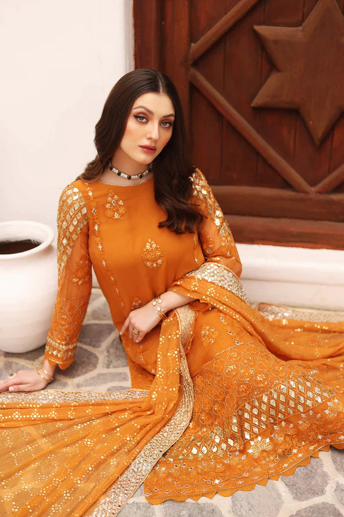 Diamond Dust By Charizma Premium Chiffon Luxury Festive Collection-100% Original
