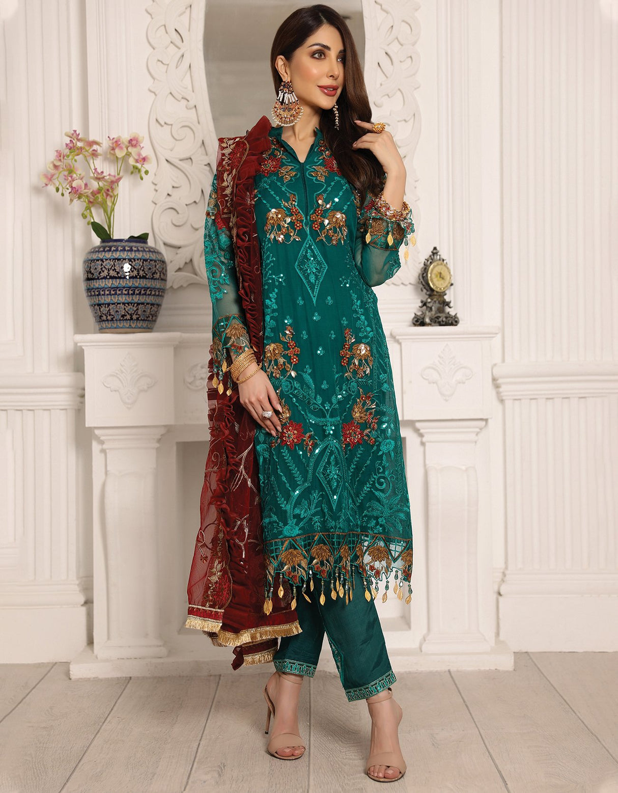 Emaan Adeel Luxury Chiffon Collection-100% Original Guaranteed