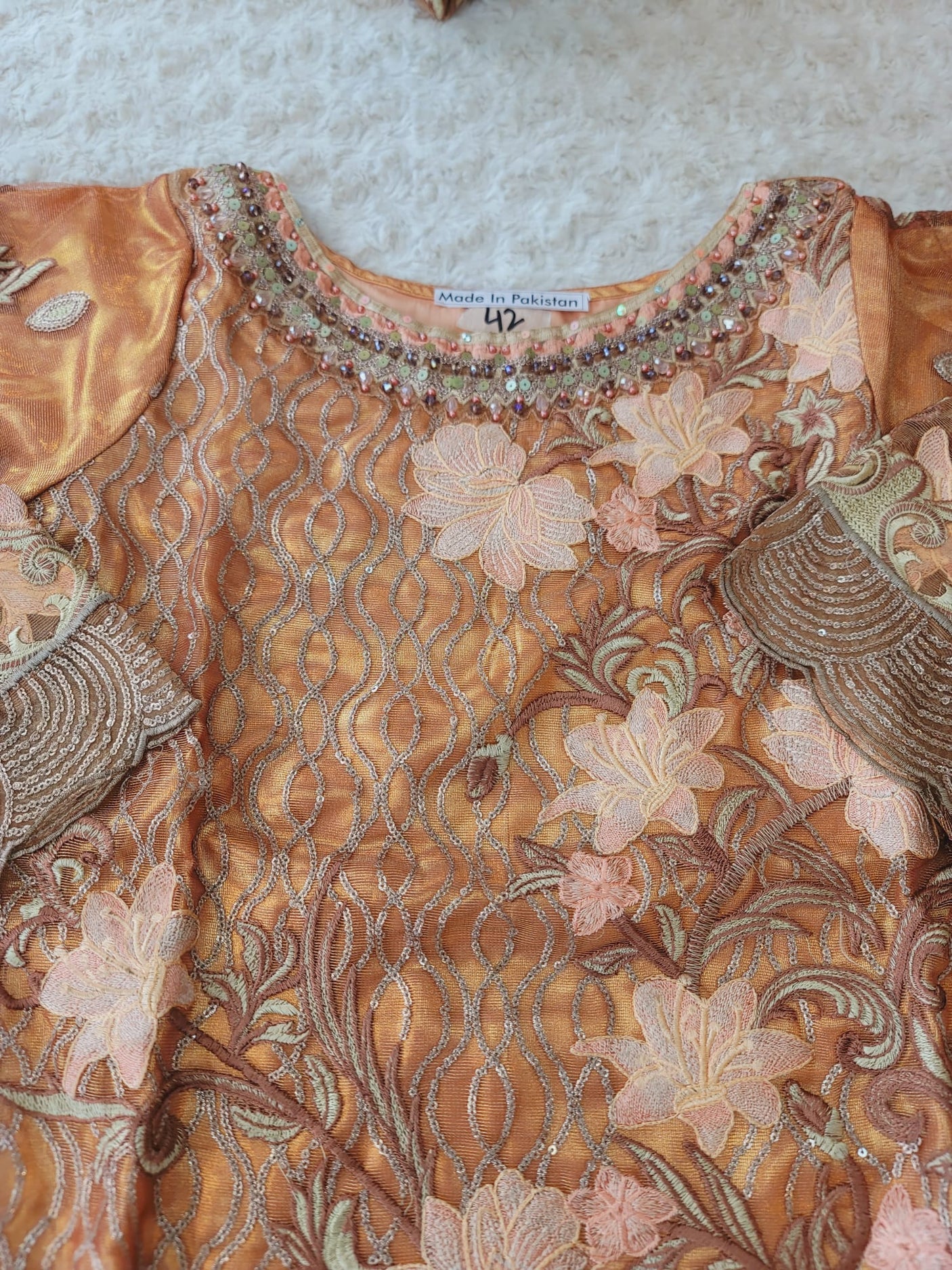 Pakistani Stitched Embroidery Party Wear Dresses Ready To Ship