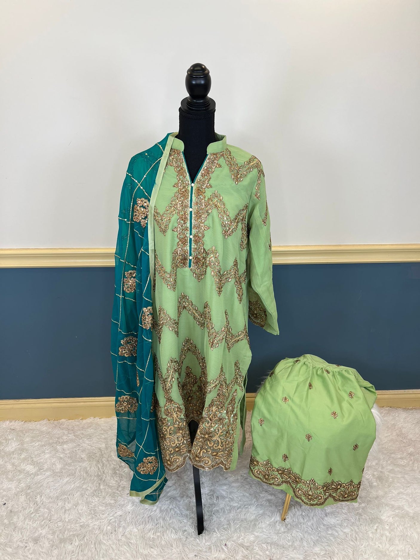 Pakistani Embroidered Party wear Ready To Ship