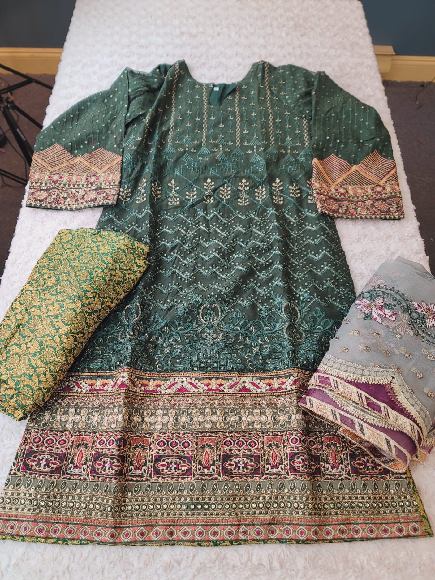 Pakistani Stitched Embroidery Party Wear Dresses Ready To Ship