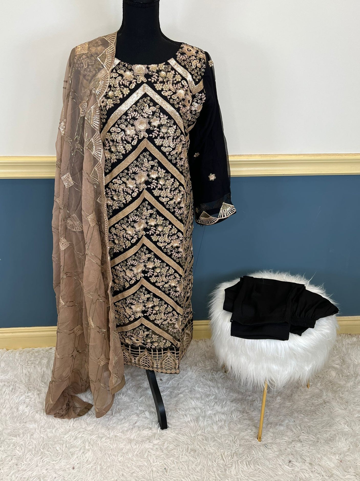 Pakistani Embroidered Party wear Ready To Ship