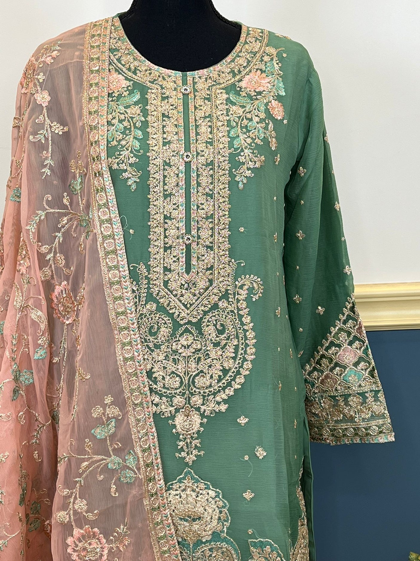 Pakistani Embroidered Party wear Ready To Ship