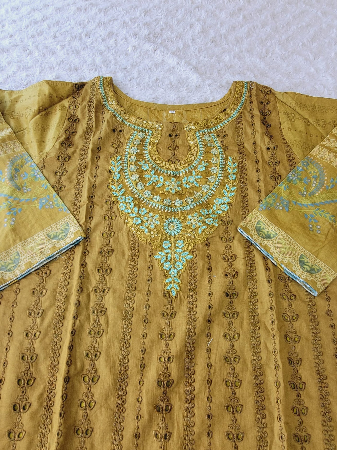 Pakistani Stitched Embroidery luxury lawn Dresses Ready To Ship