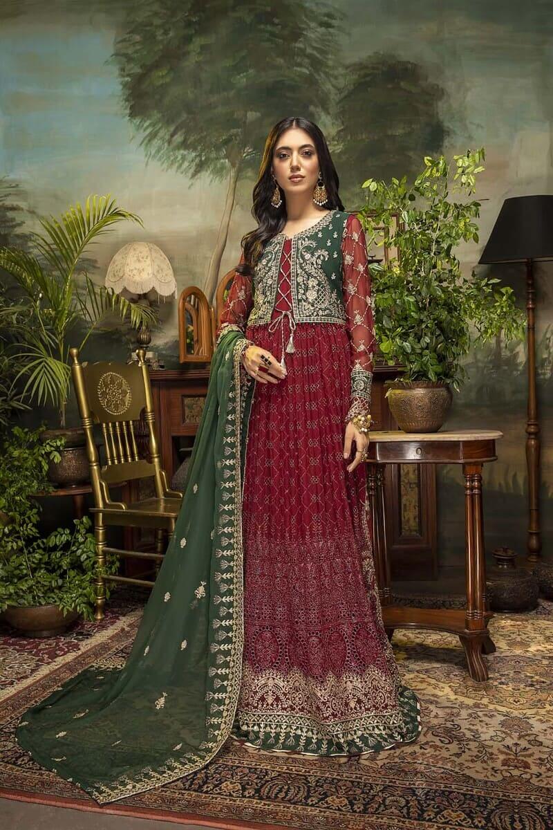 Adan Libas Guzarish Chikankari Luxury Chiffon Embroidered Collection -100% Original Guaranteed