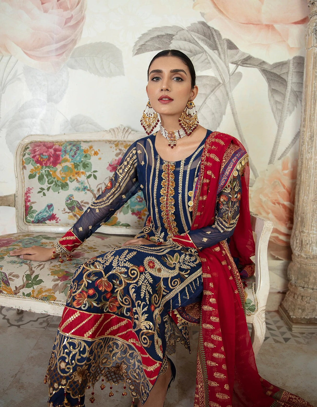 Le Festa by Emaan Adeel Chiffon Collection -100% Original Guaranteed