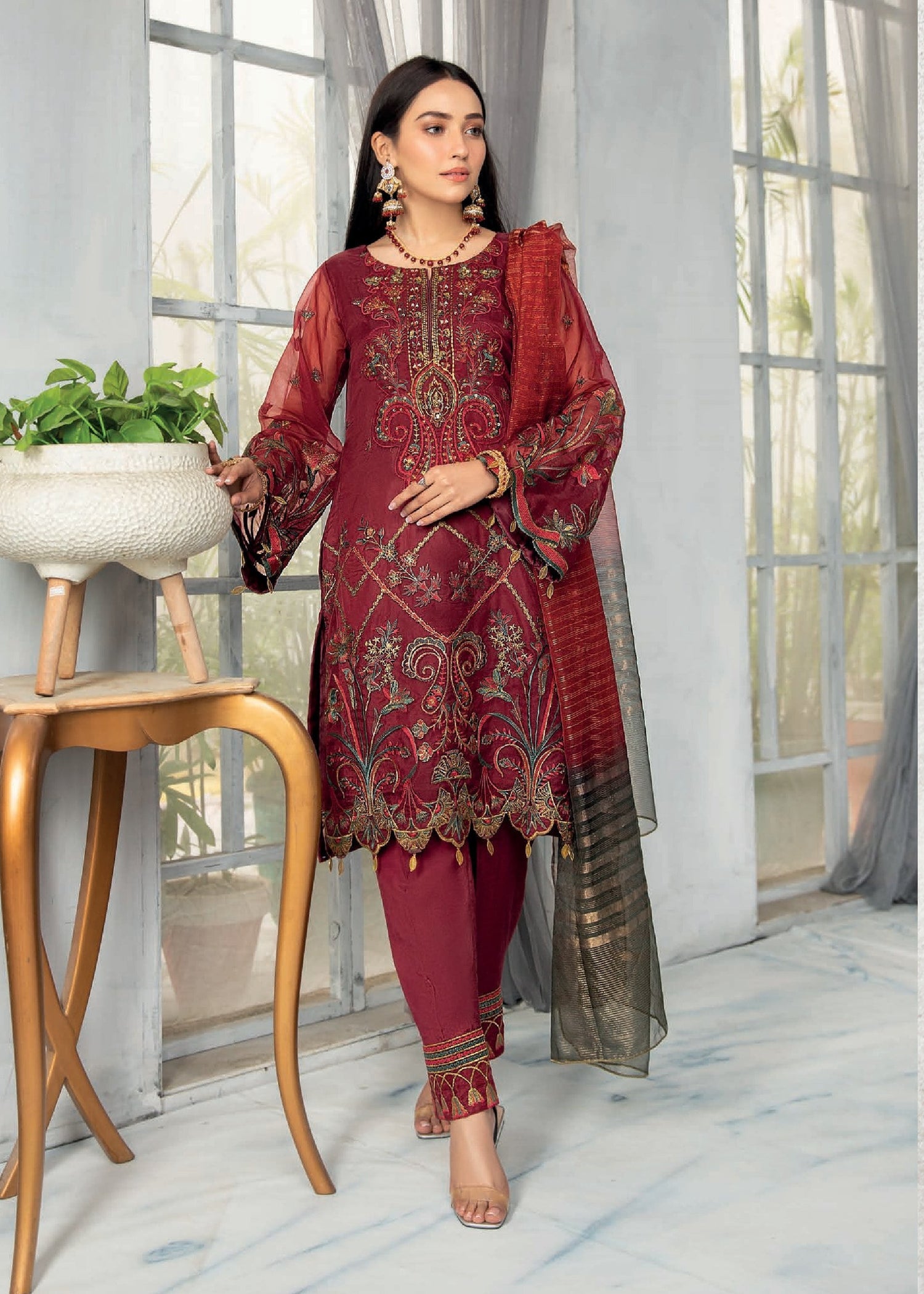 Zuha By Zylish Book Chiffon Collection -100% Original Guaranteed
