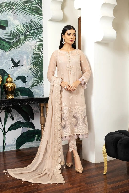 Alizeh Fashion By Bilal's Embroidered Chiffon Collection -100% Original Guaranteed