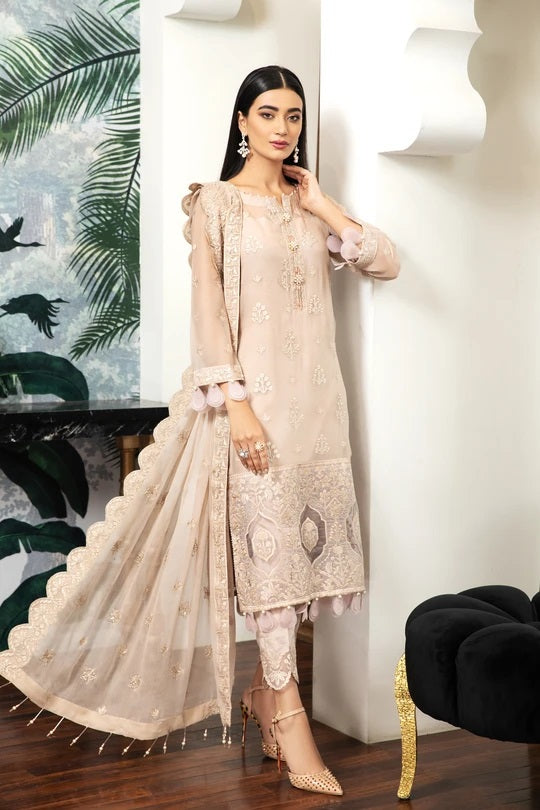 Alizeh Fashion By Bilal's Embroidered Chiffon Collection -100% Original Guaranteed