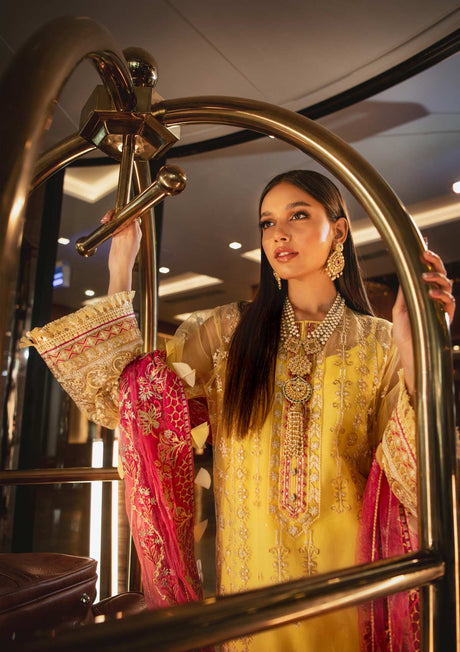 AIK Embroidered Chiffon Collection-100% Original Guaranteed