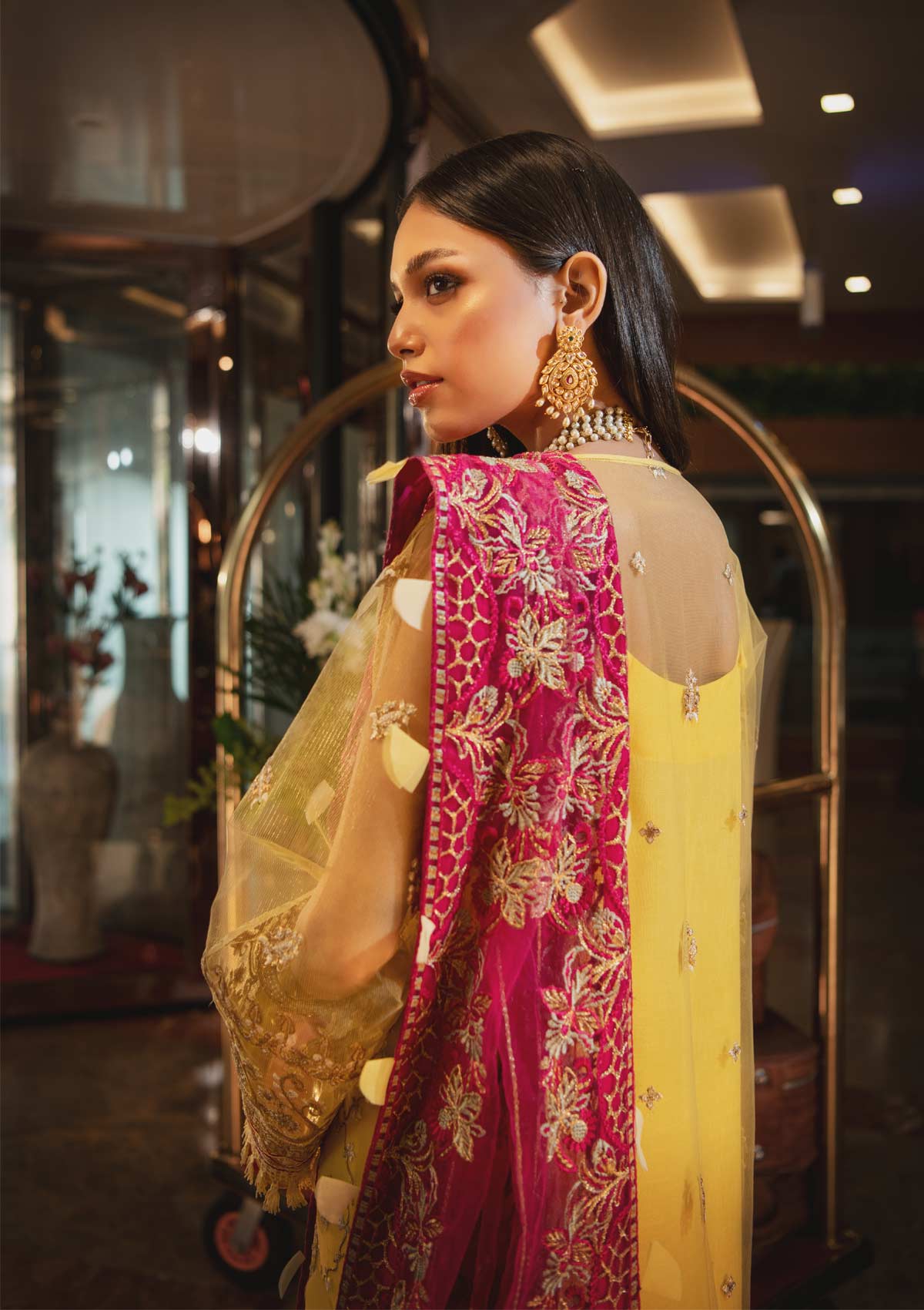 AIK Embroidered Chiffon Collection-100% Original Guaranteed