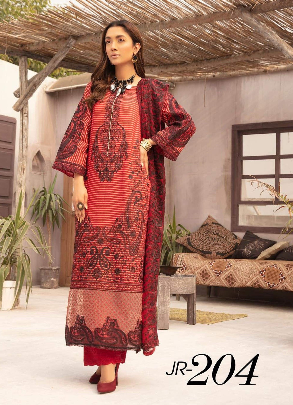 NAMAEESH by Johra Embroidered Lawn Collection 2021 -100% Original Guaranteed