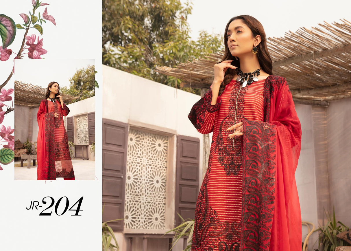 NAMAEESH by Johra Embroidered Lawn Collection 2021 -100% Original Guaranteed