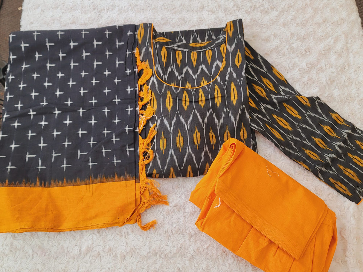 Handloom Ikkat Salwer Kamiz