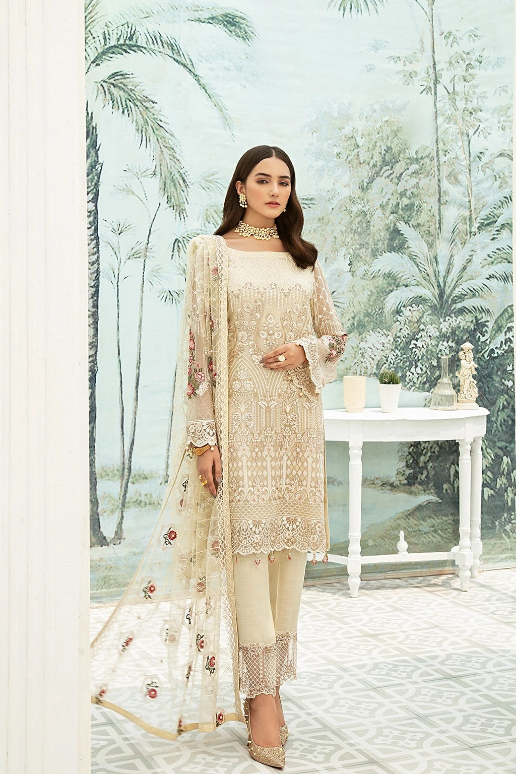 Ramsha Luxury Chiffon Embroidered Collection 2021 -100% Original Guaranteed