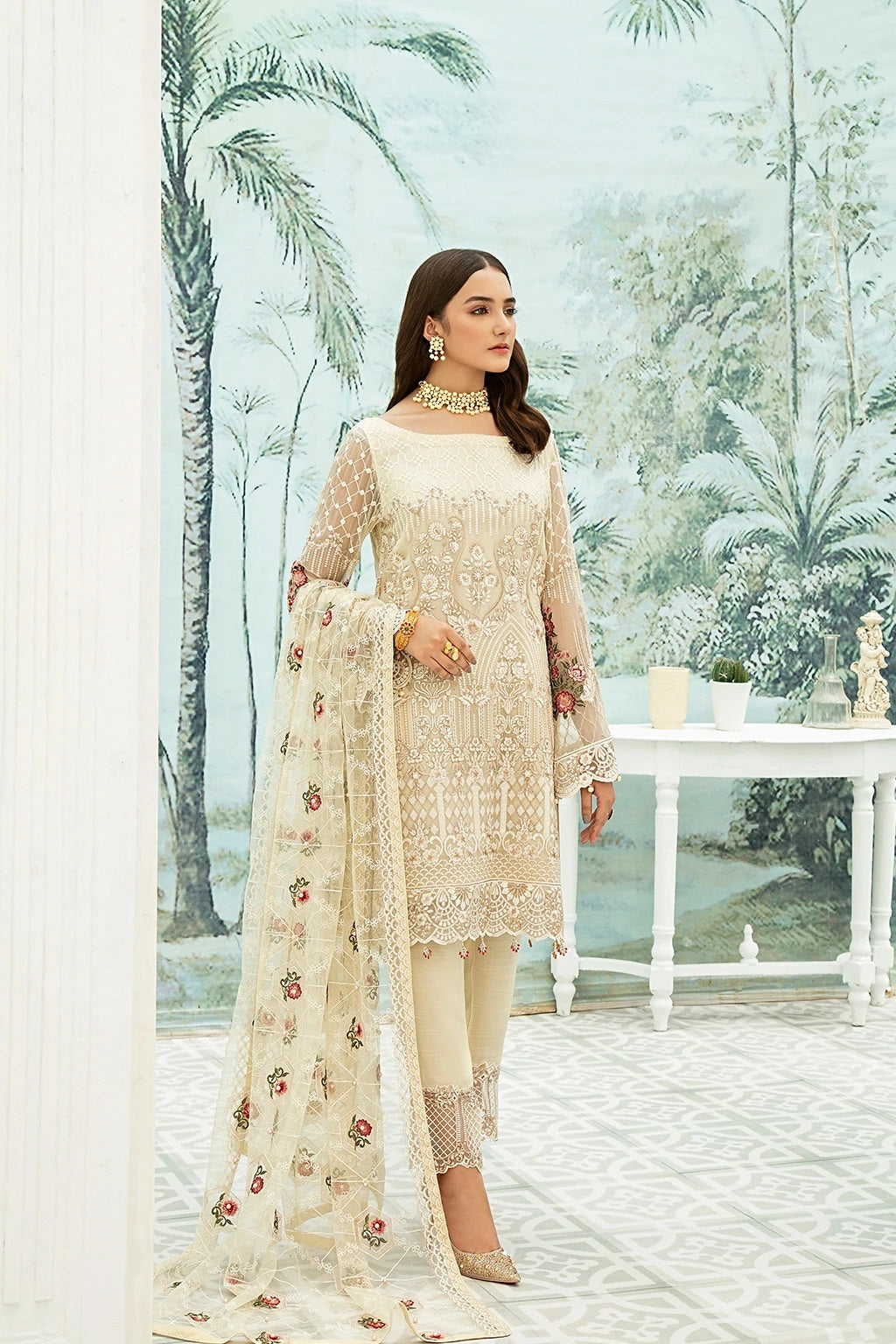 Ramsha Luxury Chiffon Embroidered Collection 2021 -100% Original Guaranteed