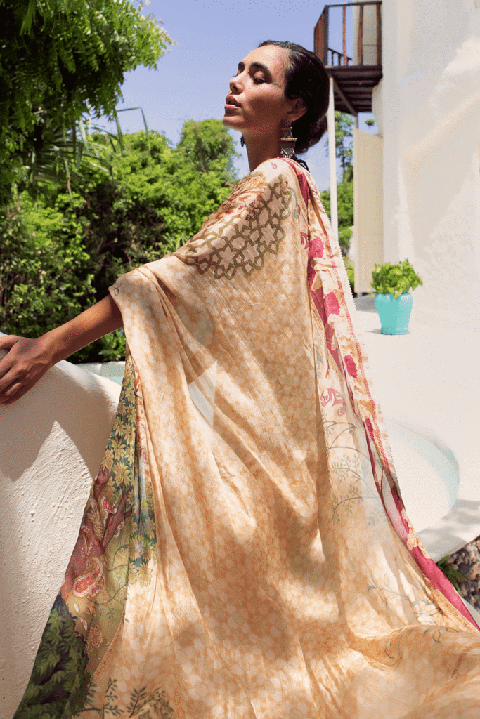 Qalamkar Luxury Lawn 100% Original