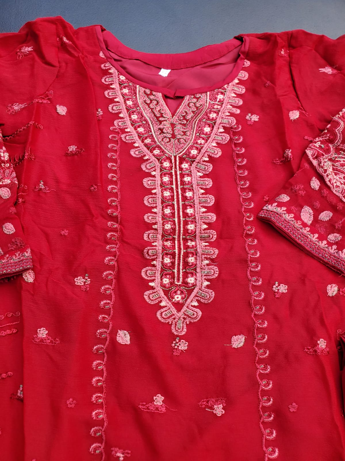 Pakistani Stitched Embroidery Party Wear Dresses Ready To Ship