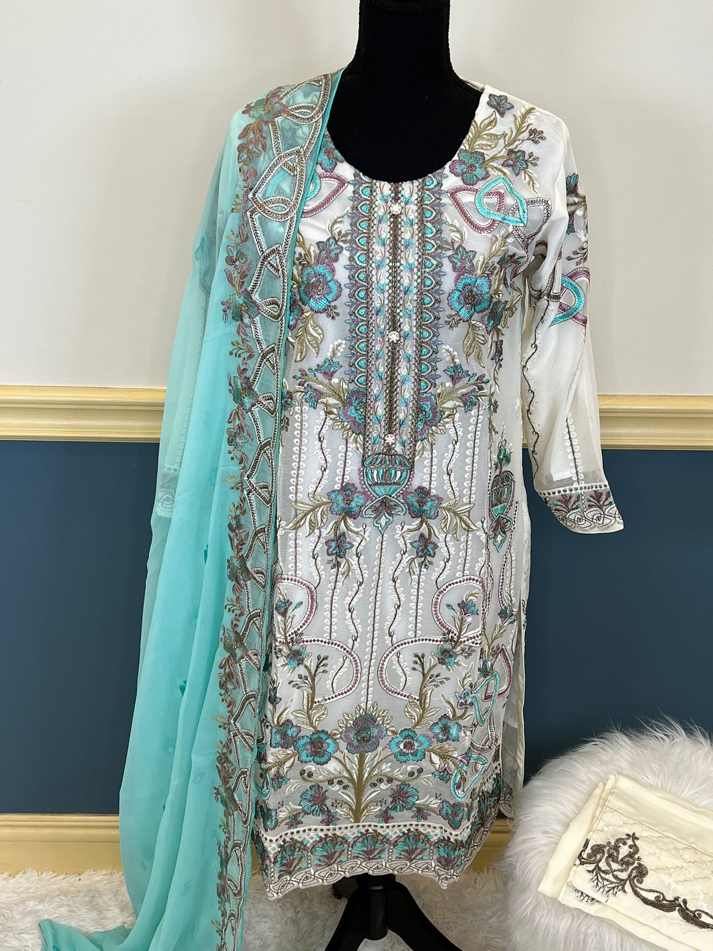 Pakistani Embroidered Party wear Ready To Ship