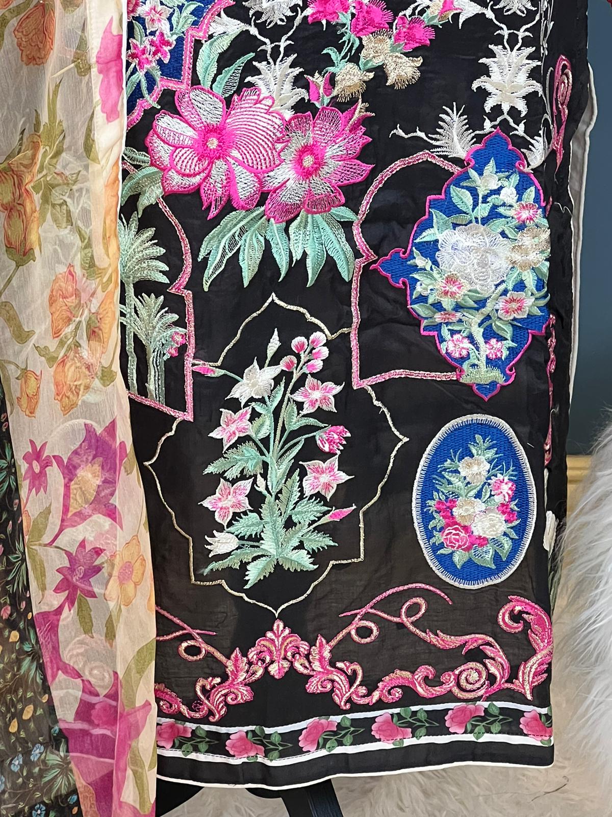 Pakistani Stitched Embroidery Party Wear Dresses Ready To Ship