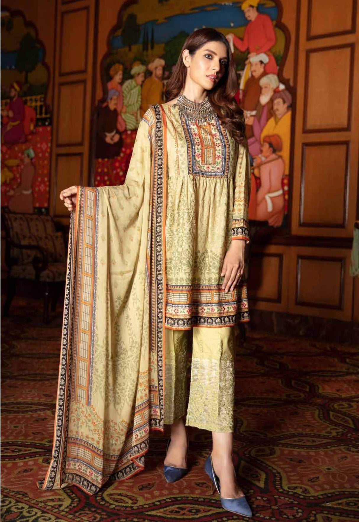 Johra Pinar Embroidered Lawn-100% Original Guaranteed
