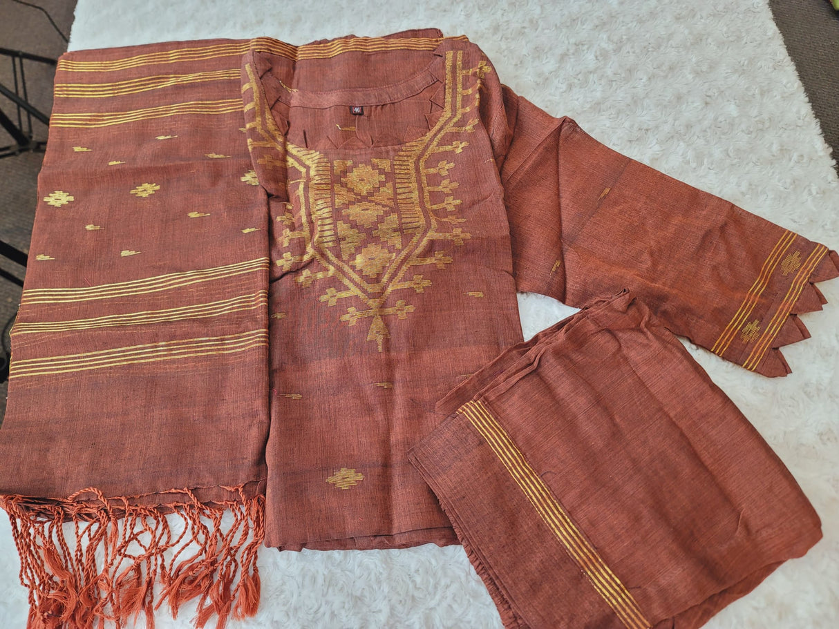 Bangladeshi Jamdani salwar kamiz