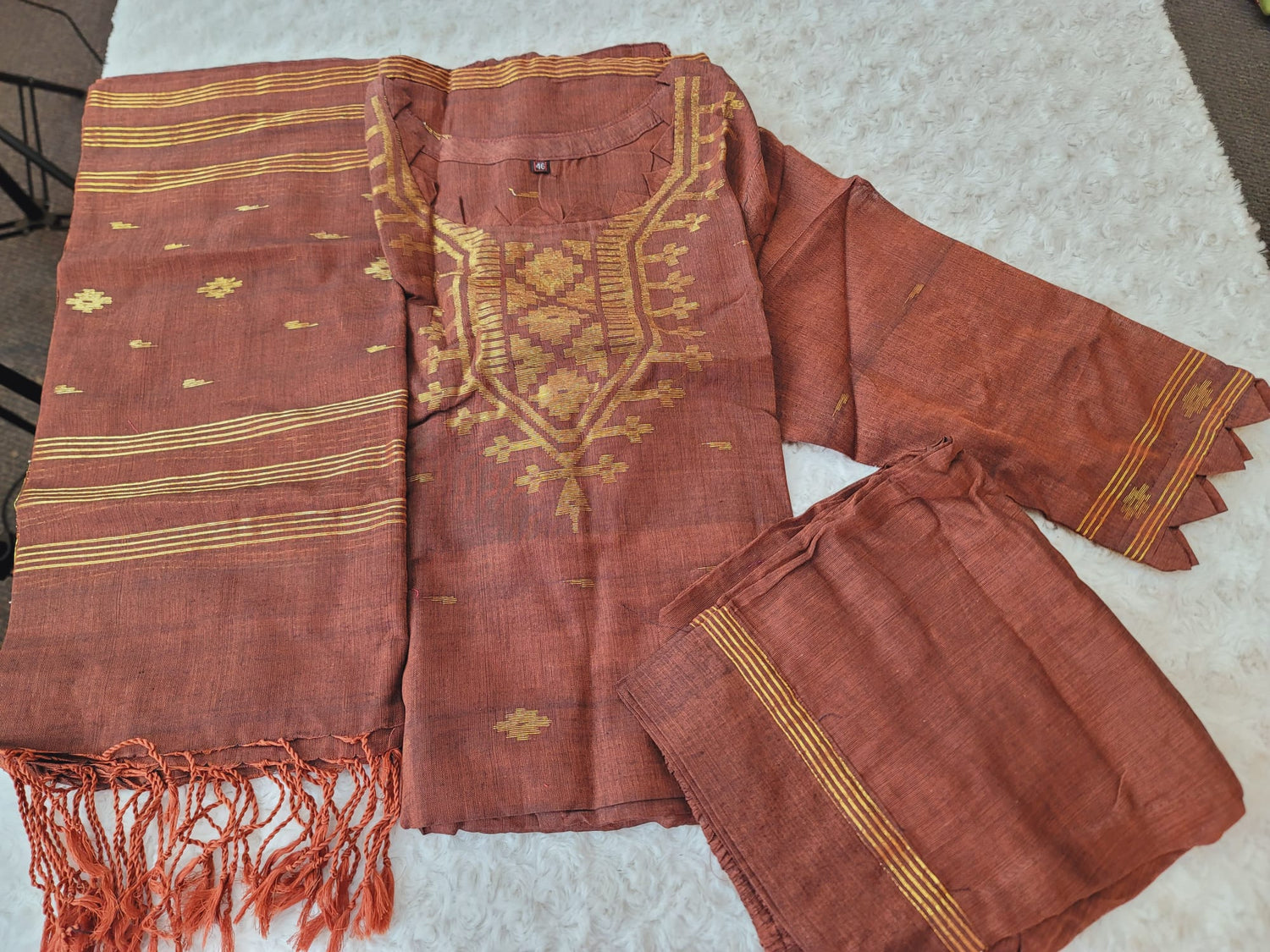 Bangladeshi Jamdani salwar kamiz