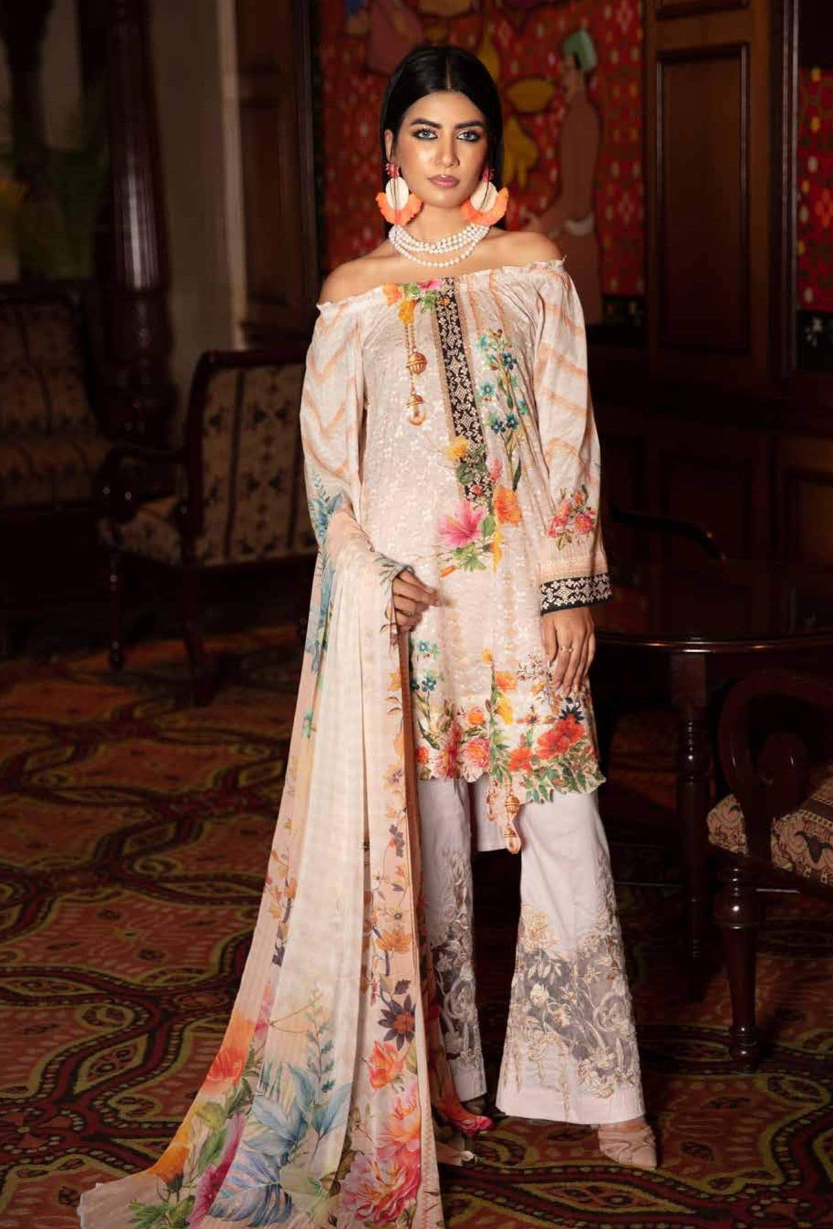 Johra Pinar Embroidered Lawn-100% Original Guaranteed