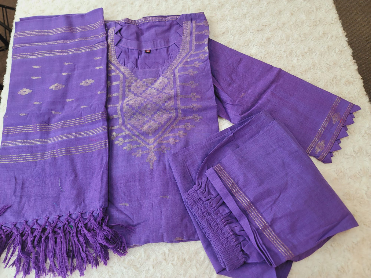 Bangladeshi Jamdani salwar kamiz