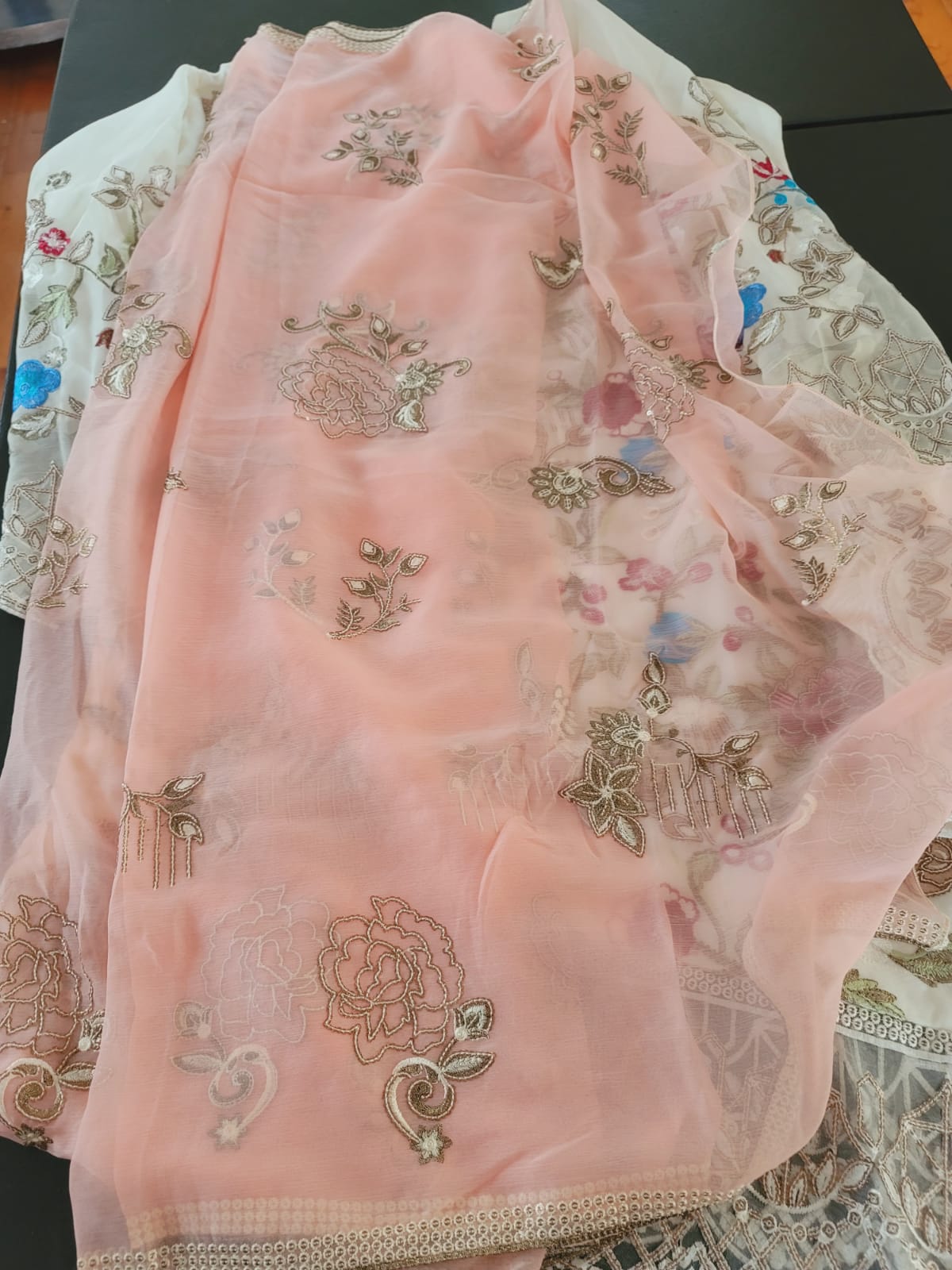 Pakistani Stitched Embroidery Party Wear Dresses Ready To Ship