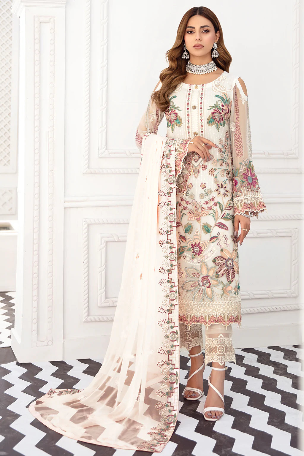 Rangoon By Ramsha Luxury Chiffon Embroidered Collection